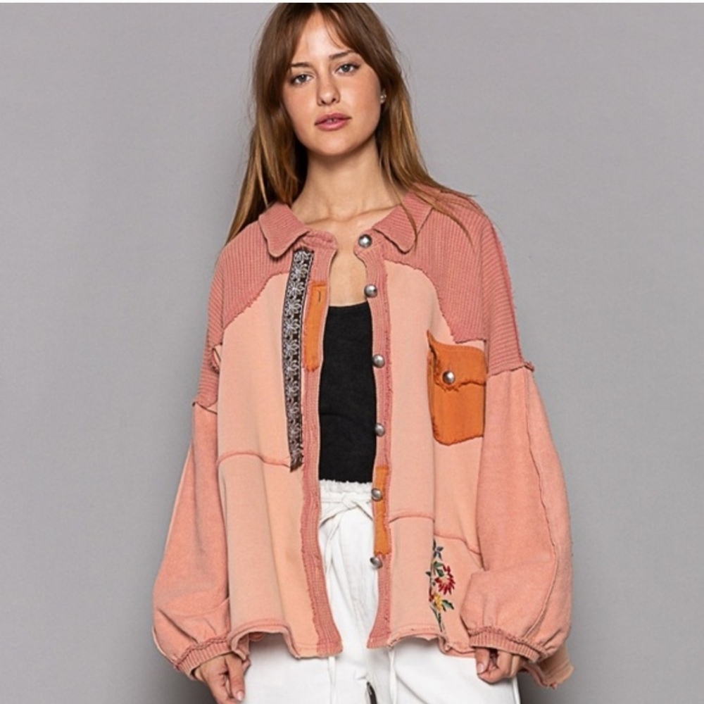 NWOT CUTE POL JACKET! SIZE LARGE